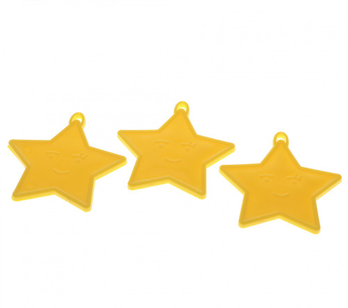 Primary Yellow Star Shape Weights (x50) Primary Yellow Star Shape Weights (x50)