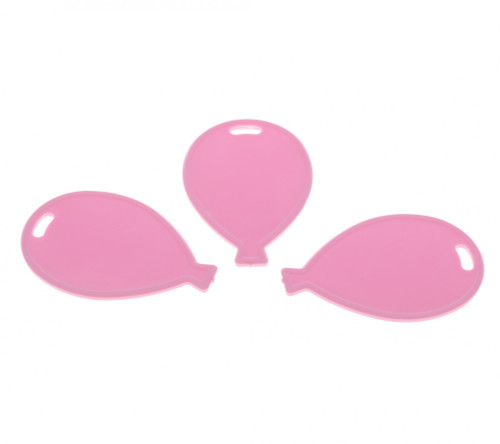 Pastel Pink Balloon Shape Weights (x50) Pastel Pink Balloon Shape Weights (x50)