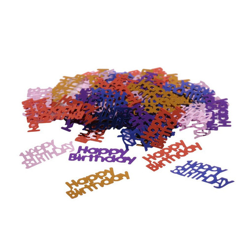 Multi-Coloured Happy Birthday Confetti Multi-Coloured Happy Birthday Confetti