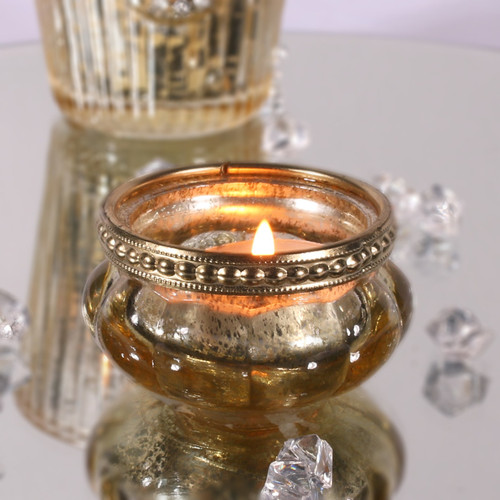 Gold Bubble Tealight Holder (3cm) Gold Bubble Tealight Holder (3cm)