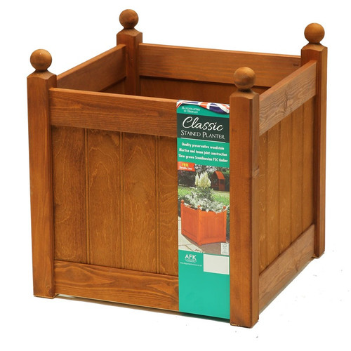 AFK Extra Large Classic Planter - Beech Stain AFK Extra Large Classic Planter - Beech Stain