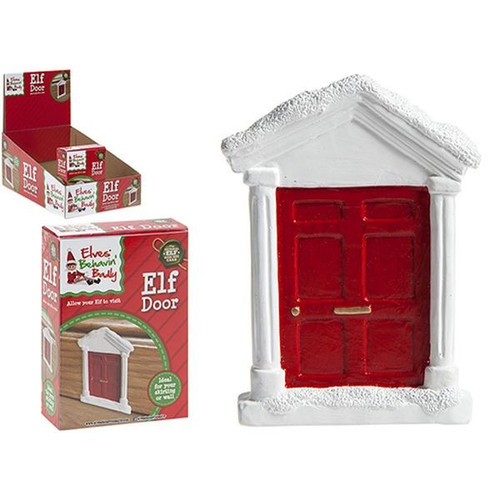 Polystone 'elf Door' In Printed Box (4.5 X 3 inch) Polystone 'elf Door' In Printed Box (4.5 X 3 inch)