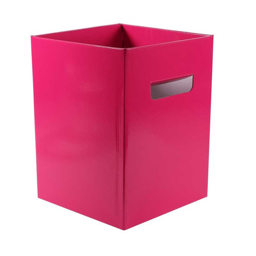 Pearlised Hot Pink Bouquet Box - (18 x 18 x 24.5cm) (x10) Pearlised Hot Pink Bouquet Box - (18 x 18 x 24.5cm) (x10)