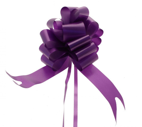 Purple Single Pull Bow (50mm) Purple Single Pull Bow (50mm)