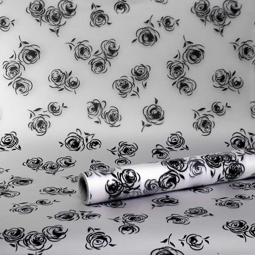 Black Victoria Frosted Cellophane (80cm x 50m) Black Victoria Frosted Cellophane (80cm x 50m)