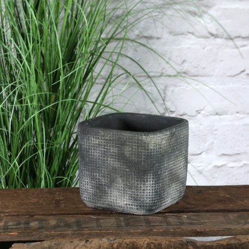 Grey Zen Ceramic Flowerpot 13cm Grey Zen Ceramic Flowerpot 13cm