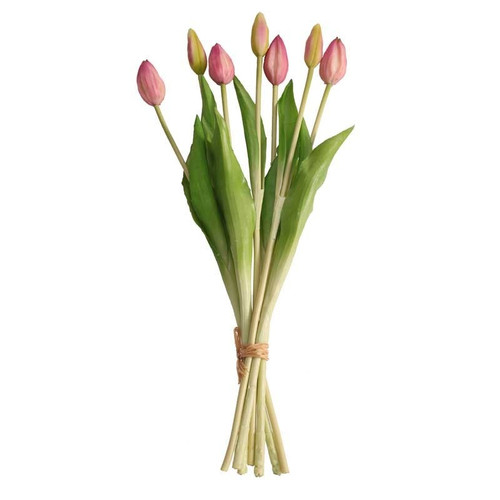 Real Feel Tulip Bunch Light Purple Real Feel Tulip Bunch Light Purple