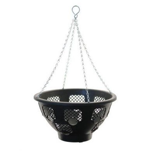 Plastic Black Hanging Basket (14 inch) Plastic Black Hanging Basket (14 inch)
