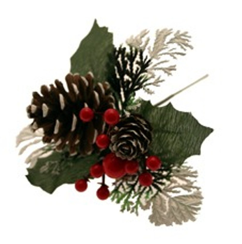 Red Xmas Pick with Berries Red Xmas Pick with Berries
