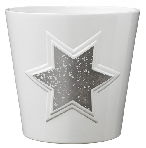 Magic Silver Star Ceramic Pot (14cm) Magic Silver Star Ceramic Pot (14cm)