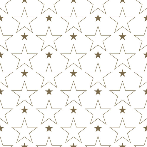 80cm Seasonal Greetings Gold Stars Film 80cm Seasonal Greetings Gold Stars Film