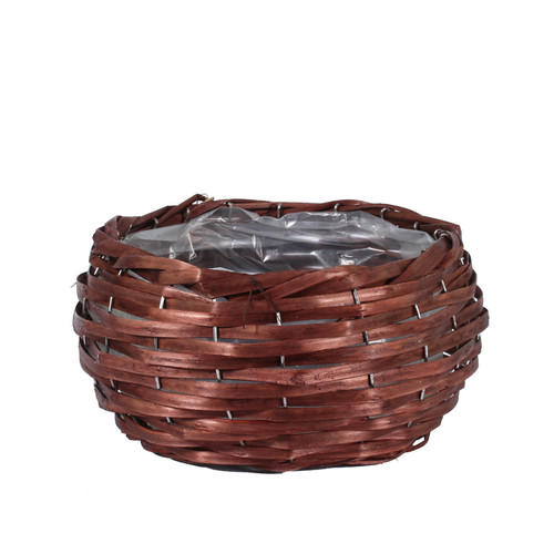 Round Woodhouse Nut Brown Basket 23cm 