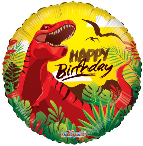 Happy Birthday Dinosaur Balloon Happy Birthday Dinosaur Balloon