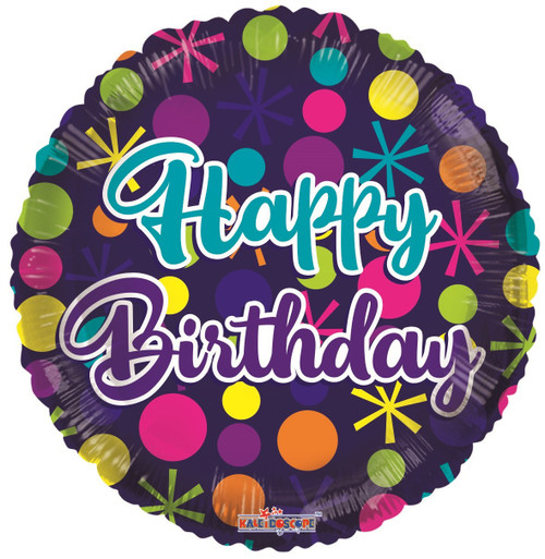 Birthday Dots Balloon (18 inch) Birthday Dots Balloon (18 inch)