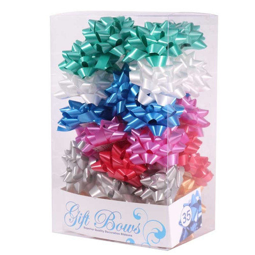 Solid Assorted - Everyday Galaxy Bows (x35)