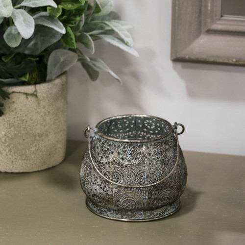 Marrakesh Candleholder with Handle (14cm) Marrakesh Candleholder with Handle (14cm)