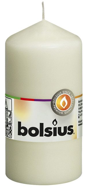 Bolsius Ivory Pillar Candle (120/60mm) Bolsius Ivory Pillar Candle (120/60mm)