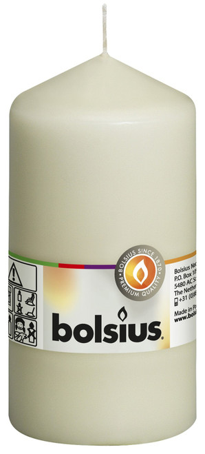Bolsius Ivory Pillar Candle (130/70mm) Bolsius Ivory Pillar Candle (130/70mm)