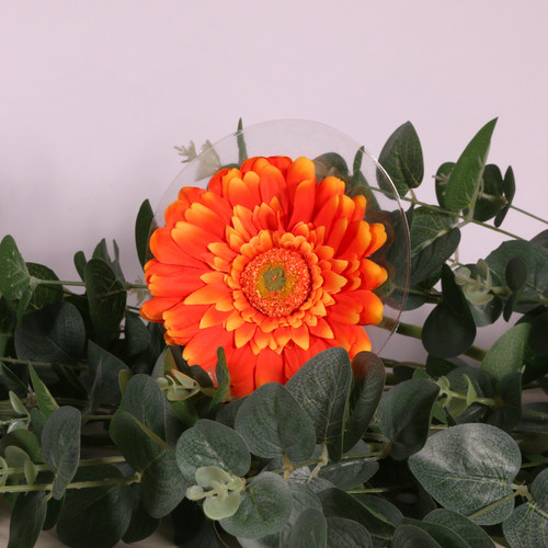 Single Gerbera Orange 62cm