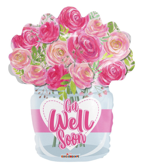 Get Well Roses Balloon (18 inch) Get Well Roses Balloon (18 inch)
