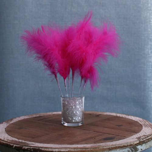 Fuchsia Pink Fluff Feathers (6 Pack) Fuchsia Pink Fluff Feathers (6 Pack)