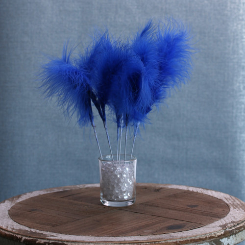 Royal Blue Fluff Feathers Bunch (6 Pack) Royal Blue Fluff Feathers Bunch (6 Pack)