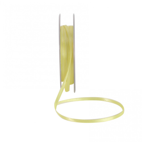 Light Yellow Satin Ribbon 3mm Light Yellow Satin Ribbon 3mm