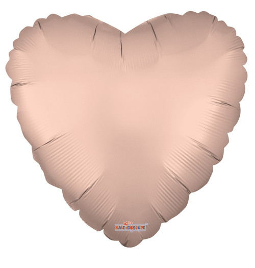 Solid Matt Heart Balloon Rose Gold (18 inch) Solid Matt Heart Balloon Rose Gold (18 inch)
