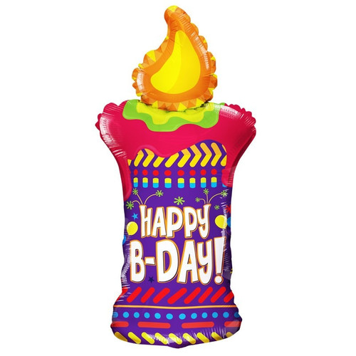 Happy Birthday Candle Balloon Happy Birthday Candle Balloon