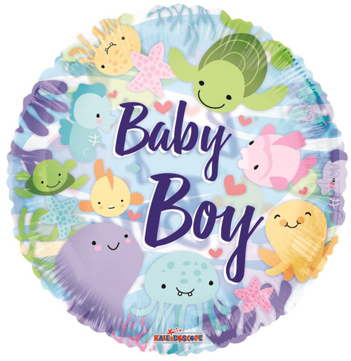 Baby Boy Under the Sea Balloon Baby Boy Under the Sea Balloon