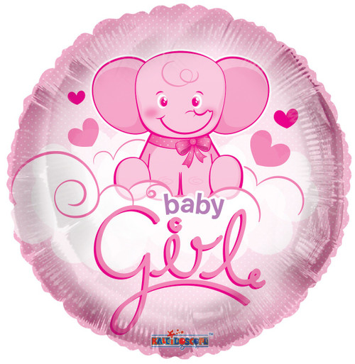 Baby Elephant Girl Balloon (18 Inch) Baby Elephant Girl Balloon (18 Inch)