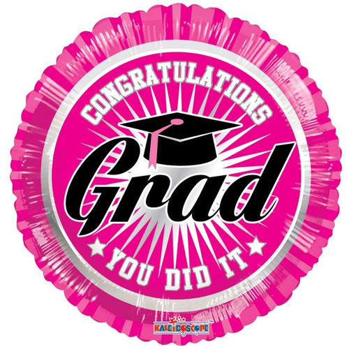 Congratulations Grad Pink Balloon (18 Inch) Congratulations Grad Pink Balloon (18 Inch)