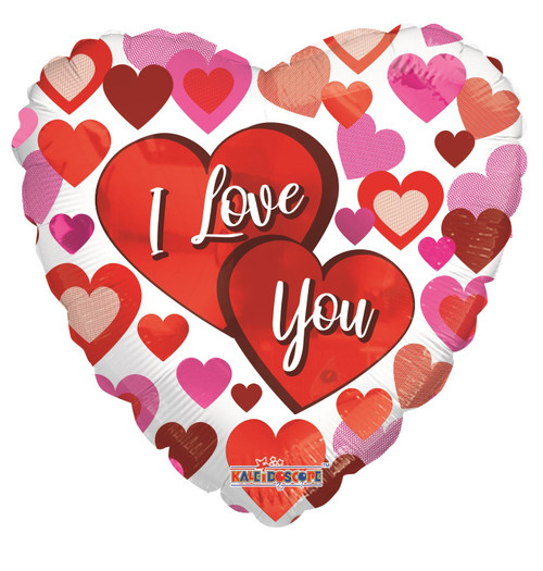I Love You Big Hearts (18 inch)