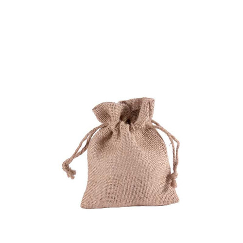 Jute Draw String Bag with Plastic Inner liner (15x18cm) Jute Draw String Bag with Plastic Inner liner (15x18cm)