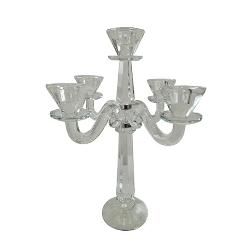 35cm Savoy Crystal Candleholder