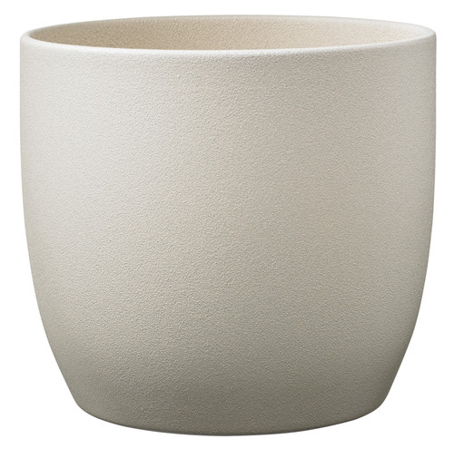 Basel Stone Ceramic Pot Sahara Beige (13cm) Basel Stone Ceramic Pot Sahara Beige (13cm)