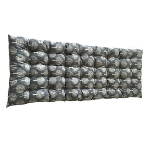 Charcoal/Cream Tree Print Bench Cushion (2 Seater) Charcoal/Cream Tree Print Bench Cushion (2 Seater)
