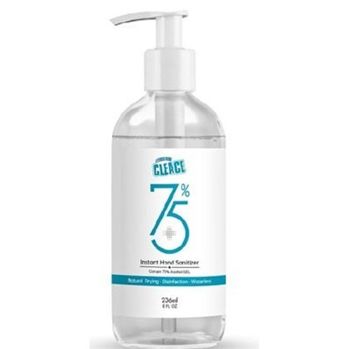 Clear Alcohol Hand Sanitizer (75%) - 236ml Clear Alcohol Hand Sanitizer (75%) - 236ml