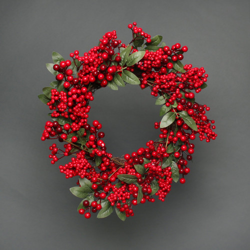 Red Berry and Leaves Wreath Red Berry and Leaves Wreath