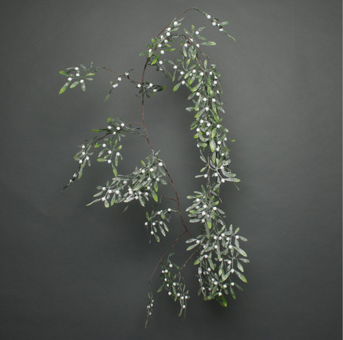 Frosted White Berry Mistletoe Garland (180cm)