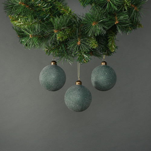 Celeste 8cm Glass Bauble Jade (Set of 4) Celeste 8cm Glass Bauble Jade (Set of 4)
