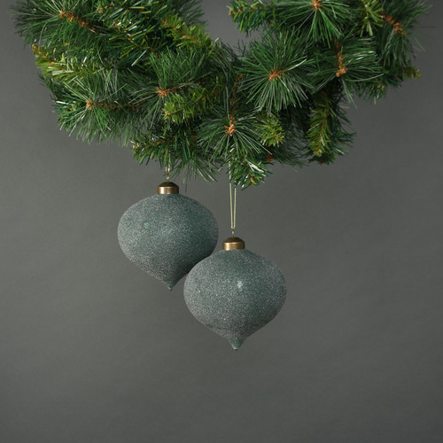 Celeste Glass Onion Bauble Jade (Set of 4) Celeste Glass Onion Bauble Jade (Set of 4)