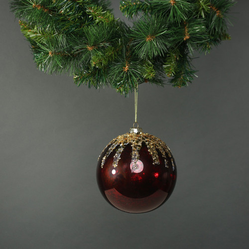 Zanna 15cm Glass Bauble Zanna 15cm Glass Bauble