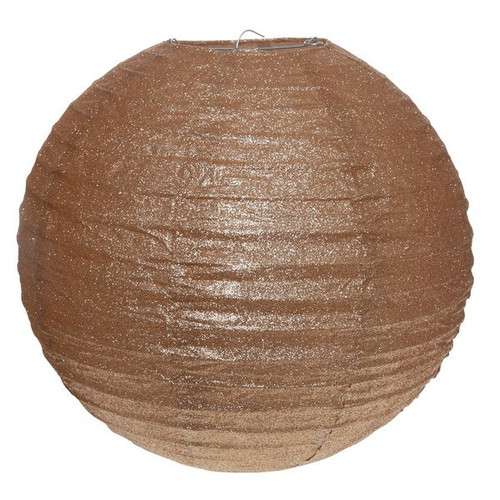 Copper Glittered Lantern 30cm Copper Glittered Lantern 30cm