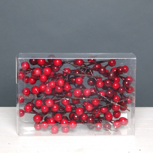 Large Deep Red Berries Spray (12 bunches) Large Deep Red Berries Spray (12 bunches)