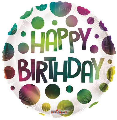 Birthday Dots Multicolour Balloon (18 inch) Birthday Dots Multicolour Balloon (18 inch)