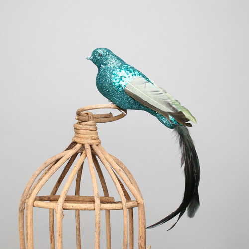 Blue Paradise Bird with clip Blue Paradise Bird with clip