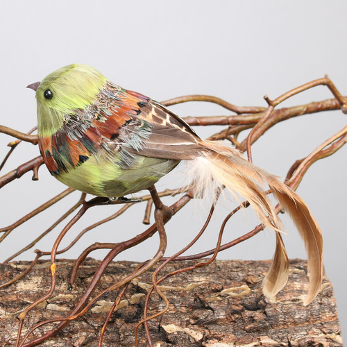 Green Bird with clip Green Bird with clip