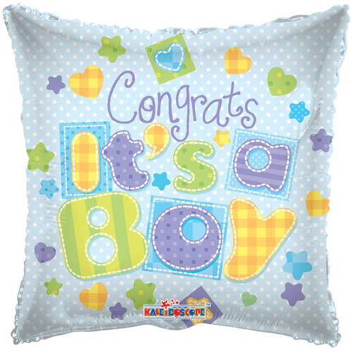 Congrats Its A Boy Foil Balloon Congrats Its A Boy Foil Balloon
