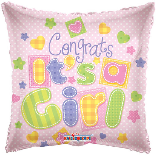 Congrats Its A Girl Foil Balloon Congrats Its A Girl Foil Balloon